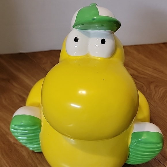 Rare Willy Wonka Nerds Candy Yellow Cookie Jar 1984 - Picture 6 of 8